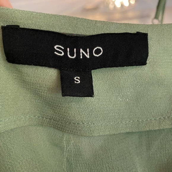 Green Sheer Embellished Top - Picture 3 of 3